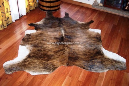 Dark Brindle cowhide