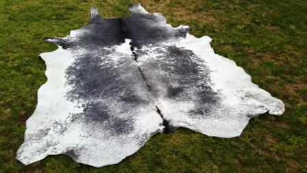 Grey exotic cowhide