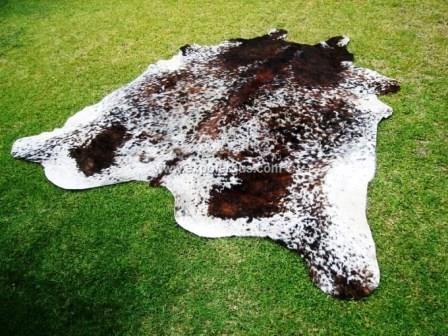Tricolor exotic cowhide