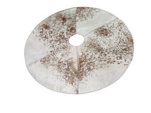 Salt & Pepper Brown Christmas Tree Skirt