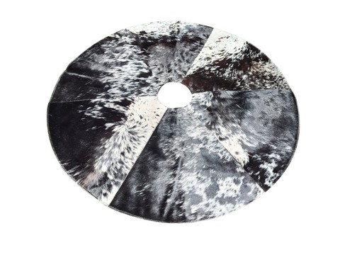 Salt & Pepper Black Christmas Tree Skirt