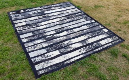 Salt & Pepper cowhide rug