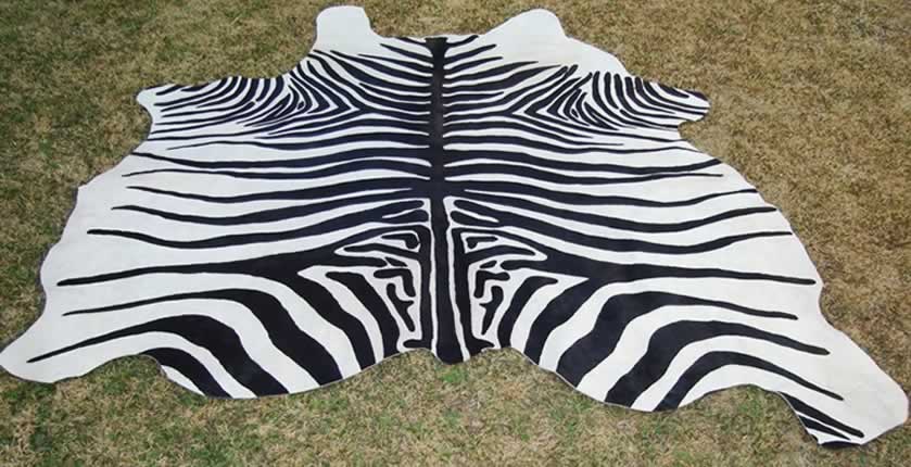 Animal print cowhides